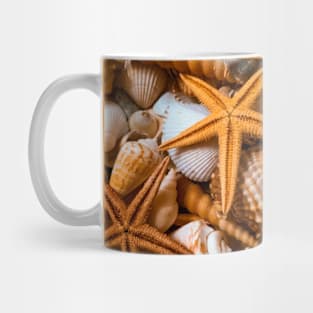 Beach Summer Starfishes Shells Mug